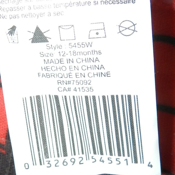 Spider-Man Baby Marvel Costume 12-18 Months NEW!🆕📦🏃💨🚚 - Picture 13 of 16